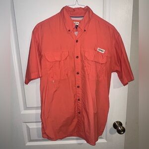 Magellan Outdoors Men's Coral Button Down Shirt